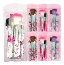 Kit com 05 Pincéis para Maquiagem-Miss France