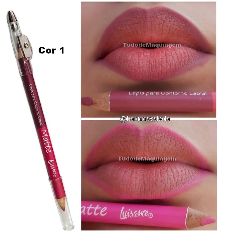 Lápis de Contorno Labial Duplo Matte Luisance