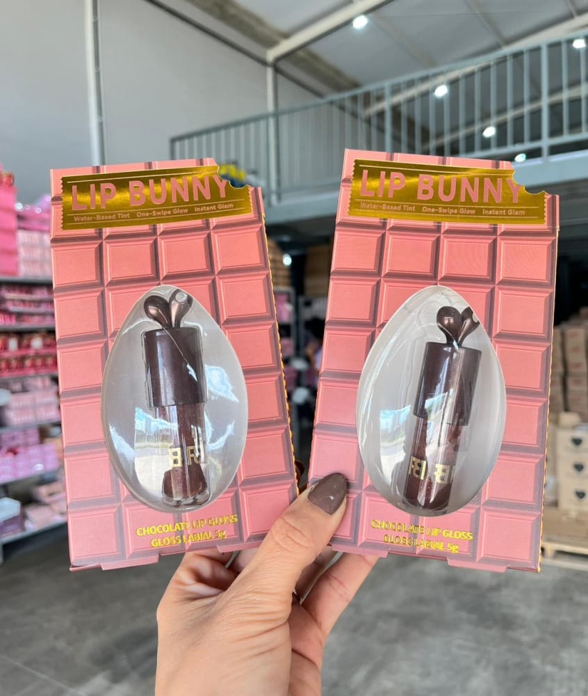 ✨ LIP BUNNY CHOCOLATE – GLOSS LABIAL ✨🍫